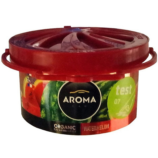 Ароматизатор Aroma Car Organic 40g — WATERMELON (48 шт.), фото 1