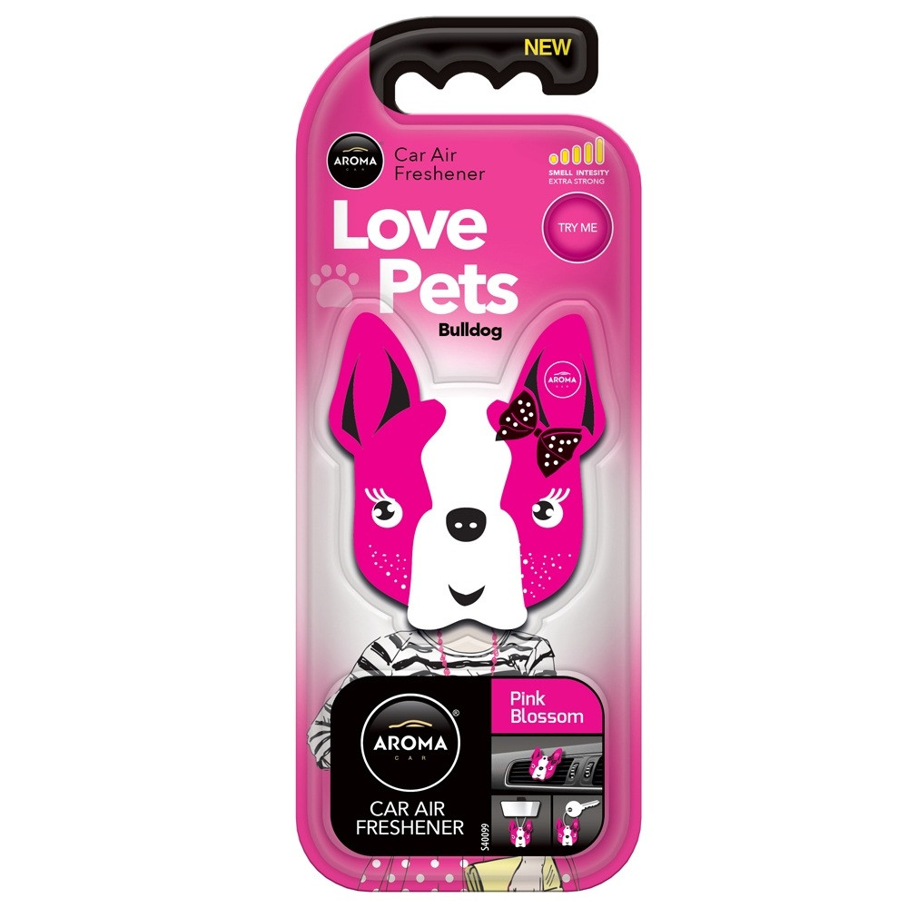 Ароматизатор Aroma Car DOG — PINK BLOSSOM (14шт.)