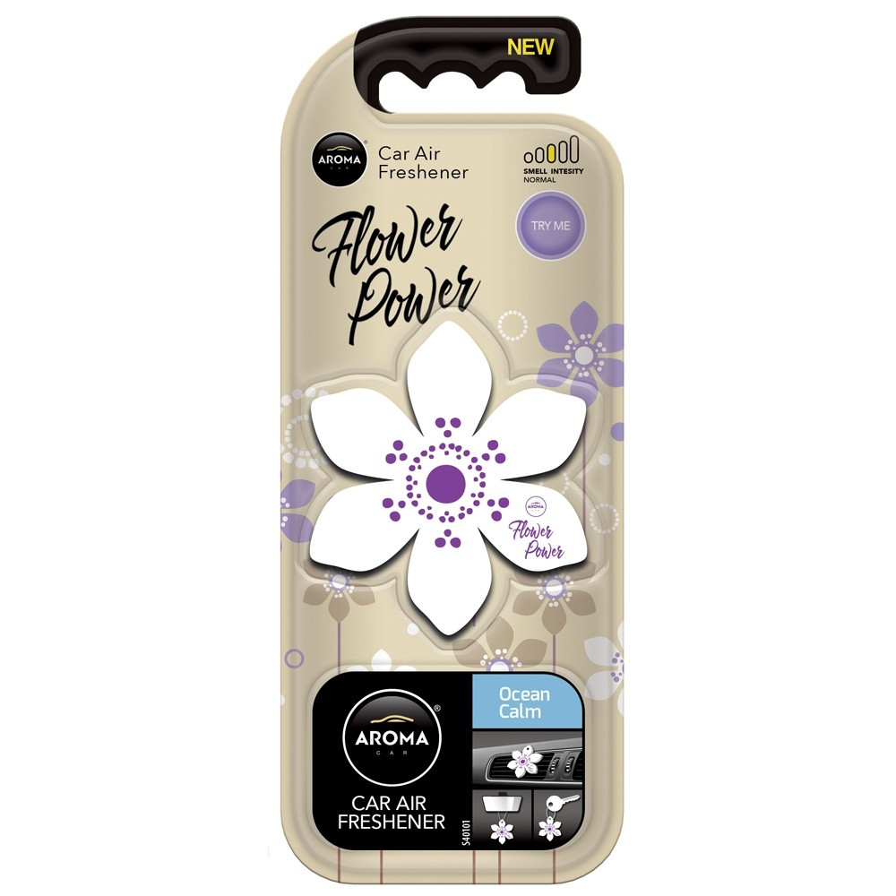 Ароматизатор Aroma Car FLOWER — OCEAN CALM (14 шт.), фото 1