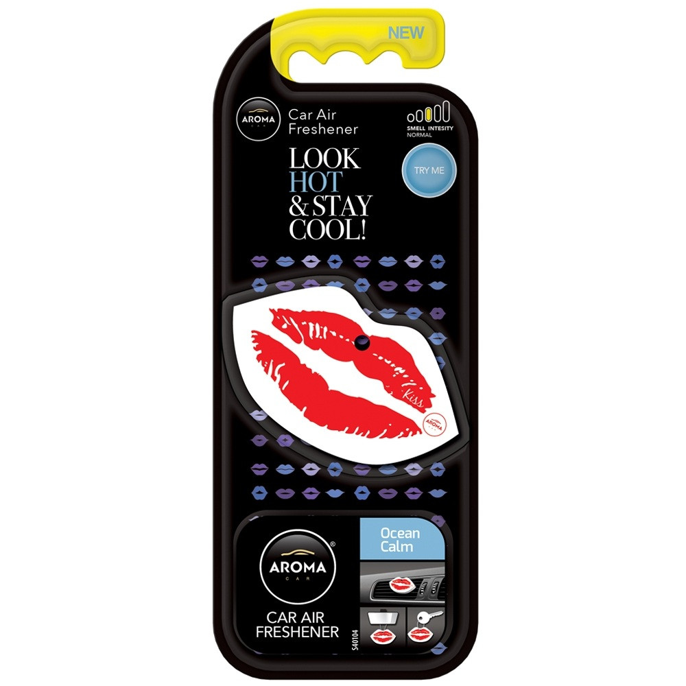 Ароматизатор Aroma Car LIPS — OCEAN-CALM (14шт.), фото 1