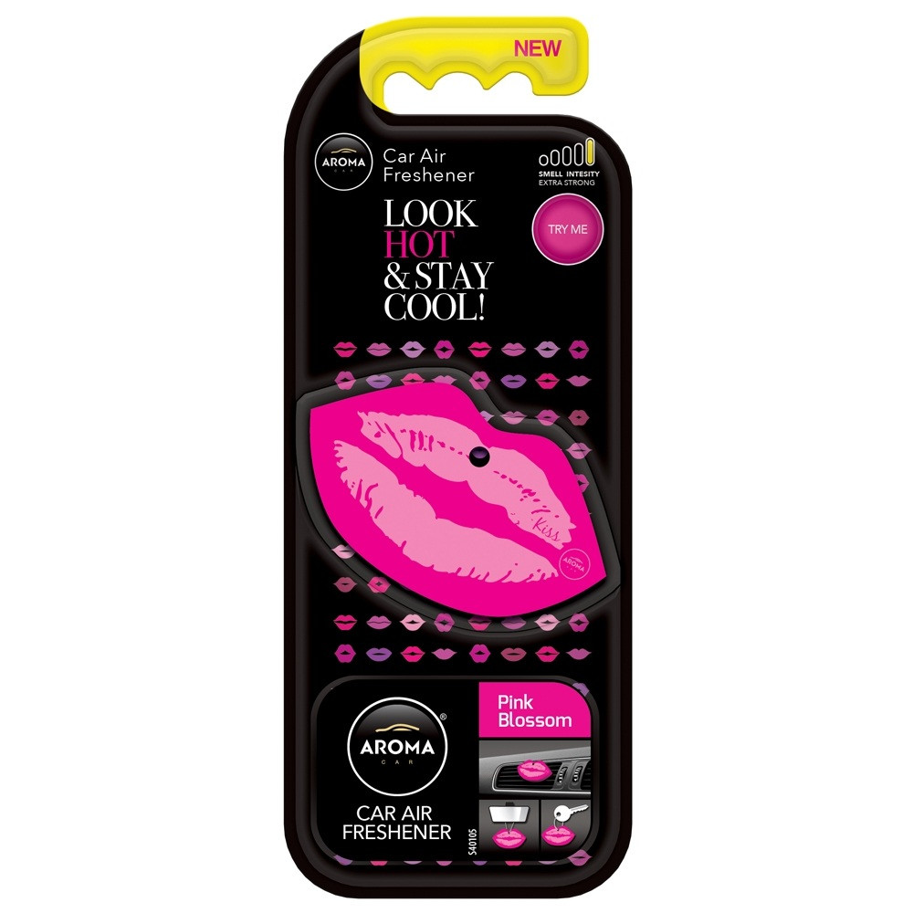 Ароматизатор Aroma Car LIPS — PINK BLOSSOM (14шт.)
