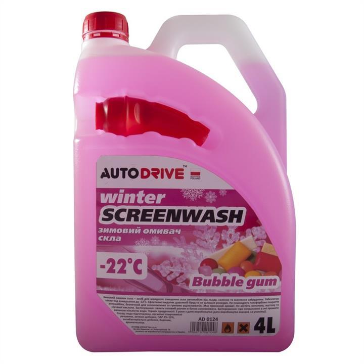 Омивач скла зимовий ,Auto Drive Winter Screenwash "Bubble Gum"-22 °C, 4Л.(1шт.)