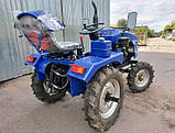 Мототрактор DW 160SXL Фреза 120 см. і 2-х корпусний Плуг в комплекті., фото 3
