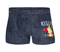 Мужские трусы Боксеры Cornette 010-19 Valentine Kiss Me 2, M, jeans