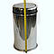 Кругле відро для сміття з рухомою кришкою з нержавіючої сталі 20 літрів, фото 5