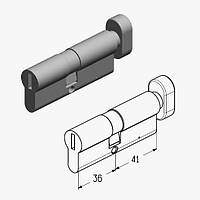 Цилиндровый механизм Alutech С-36/41M для замка калитки секционных ворот