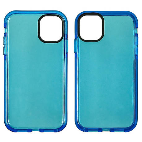 Чохол силіконовий Clear Neon для Apple iPhone 11 Pro колір № 13 синій, фото 2