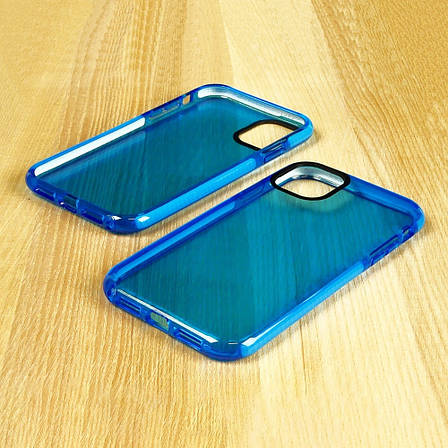 Чохол силіконовий Clear Neon для Apple iPhone 11 Pro колір № 13 синій, фото 2