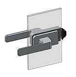 Дверна ручка магнітна для скляних дверей сантехнічна, фото 6