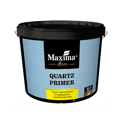 Грунт адгезійний з кварцовим наповнювачем Quartz Primer, 1,6кг,  ТМ "Maxima"