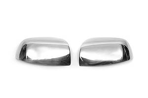 Ford Focus 2005-2008 Накладки на дзеркала з неіржавкої сталі TMR Накладки на дзеркала Форд Фокус 2