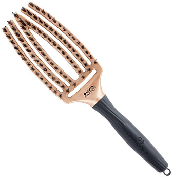 Щітка для волосся Olivia Garden Finger Brush Purity White Gold, золото (OGID1688), фото 2
