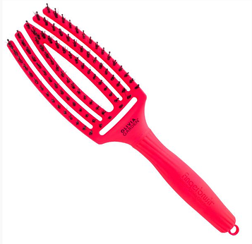 Щітка для волосся Olivia Garden Finger Brush Neon Pink, рожева (FBTP21-PI)