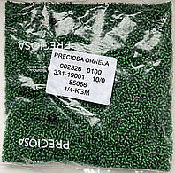 Бісер 10/0, колір No55066 (пап.50 грамів) зелений крейдований