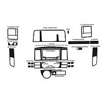 Volkswagen T5 рестайлинг 2010-2015 накладки на панель цвет дерево TMR Накладки на панель Фольксваген Т5