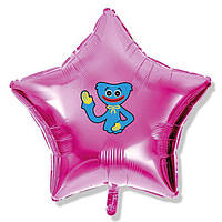 Наклейка 10" на кулю 18" "Хагі Вагі. Привіт" (поштучно, без кулі)