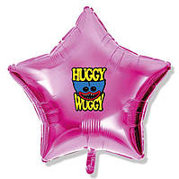 Наклейка 10" на кулю 18" "Хаггі Вагги. Герой + напис" (поштучно, без кулі)