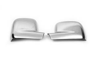 Volkswagen Caddy 2010-2015 Накладки на дзеркала Сірий мат (2 шт.) TMR Накладки на дзеркала Фольксваген Кадді