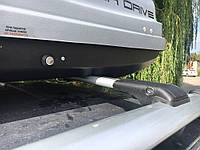Peugeot Partner Tepee 2008 Перемычки багажник на рейлинги под ключ Серый TMR Багажник Пежо Партнер Типи
