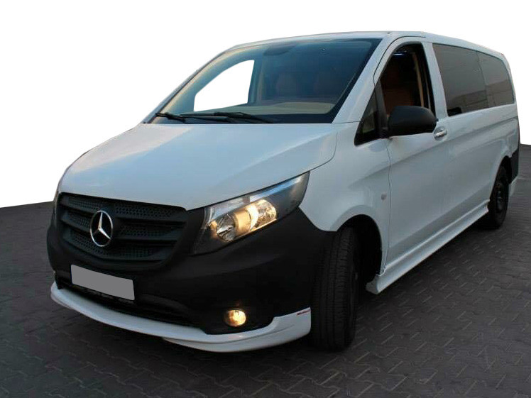 Тюнинг обвес на передний бампер (под покраску) Mercedes Vito TMR V W447 2014 гг. TMR Тюнинг переднего бампера - фото 7 - id-p1586238440