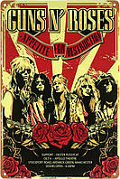 Металлическая табличка / постер "Guns N Roses (Appetite For Destruction)" 20x30см (ms-103428)