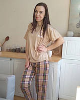 Піжама карта коричнева