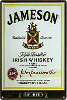 Металева табличка / постер "Джемесон / Jameson Irish Whiskey (Logo) " 20x30см (ms-103466)