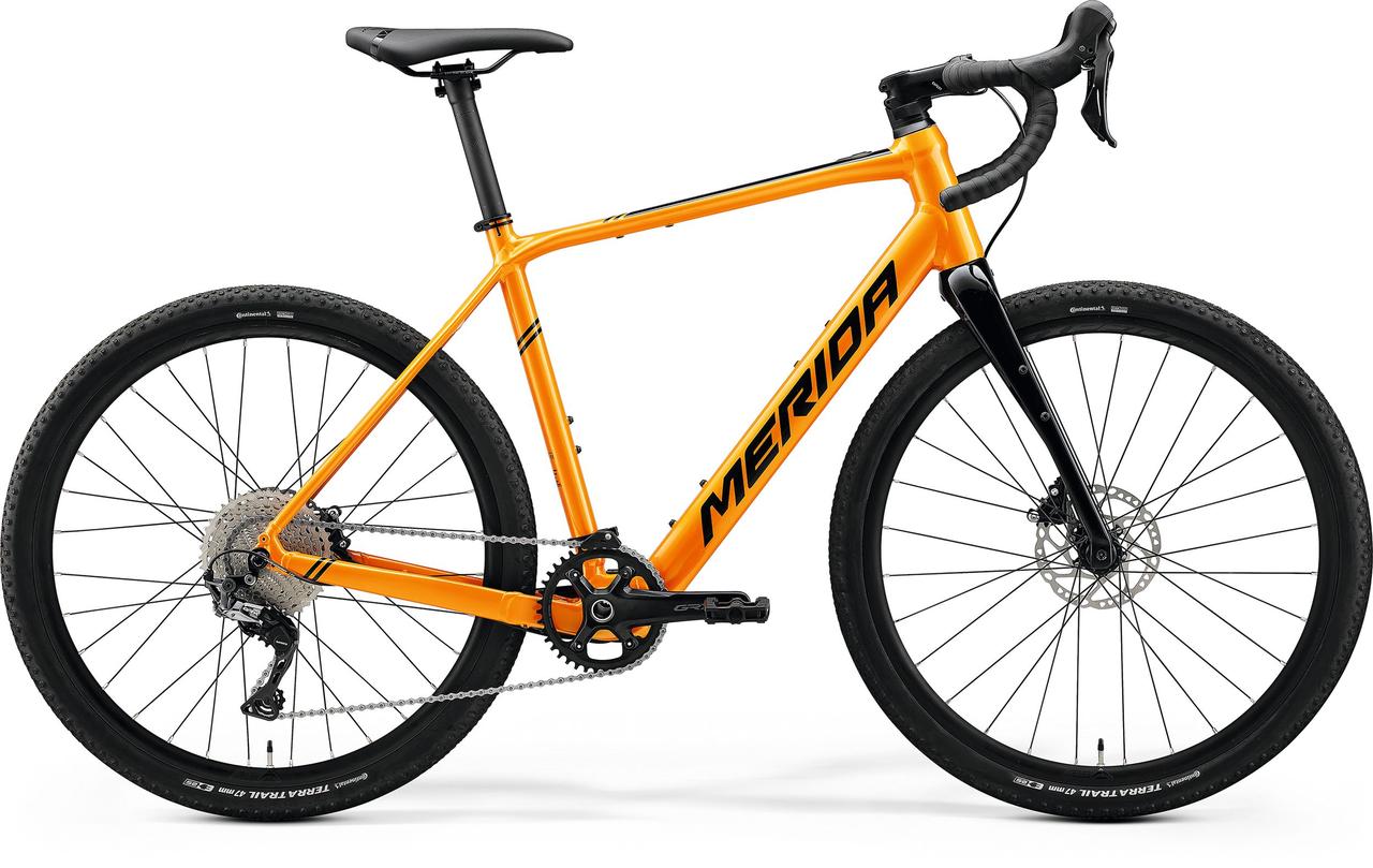 Електро велосипед MERIDA eSILEX+ 600 S(49 cm) ORANGE(BLACK)