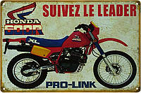 Металлическая табличка / постер "Honda 600R" 30x20см (ms-103508)