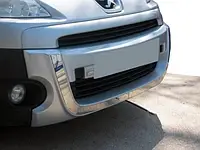 Передняя губа (под покраску) Citroen Berlingo 2008-2018 гг. TMR Тюнинг переднего бампера Ситроен Берлинго