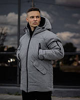 Зимова парка Stark сірий меланж (Арт. 03)