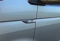 Накладки на повторители (2 шт, пласт) Volkswagen T6 2015 , 2019 гг. TMR Накладки на кузов Фольксваген T6