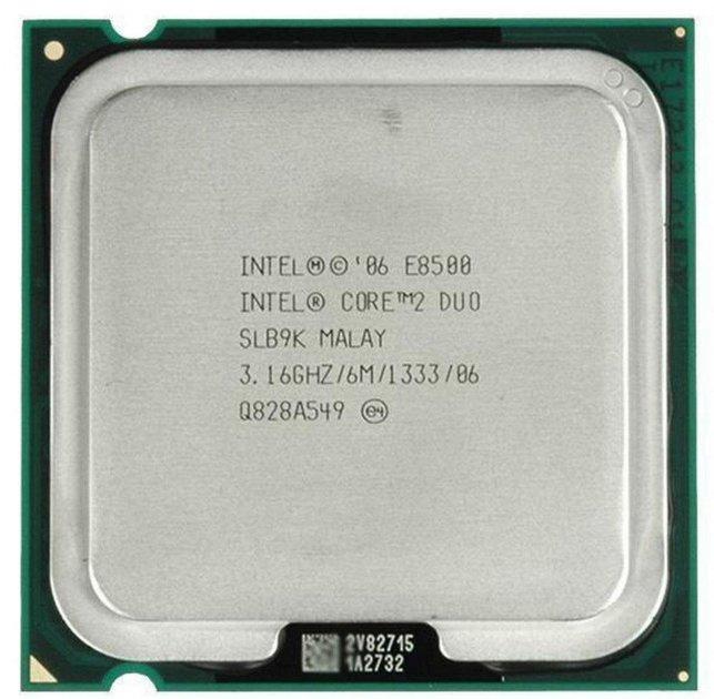 Б/В, Процесор, Intel Cor 2 Duo E8500, s775, 2 ядра, 3.16 гГц