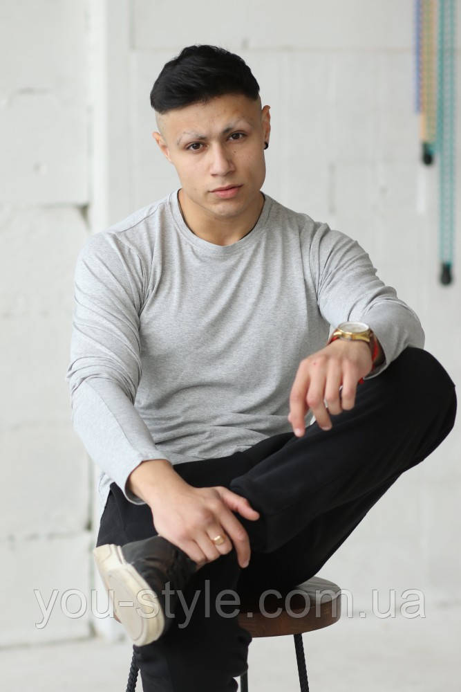 Лонгслів сірий Quest Wear