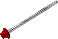 Саморезы для сэндвич-панелей с шайбой EPDM, 5,5/6,3, RAL 9010