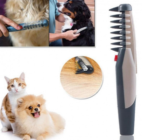 ОПТ/ДРОП!! Гребінець для вовни тварин Knot Out Electric Pet Comb, фото 2