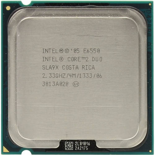 Б/У, Процессор, Intel Cor 2 Duo E6550, s775, 2 ядра, 2.33 гГц (ID ...