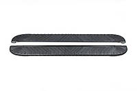 Боковые пороги Bosphore Black (2 шт., алюминий) Lifan X60 TMR Боковые пороги Лифан Х60