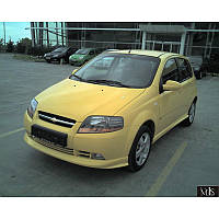 Накладка на передний бампер (под покраску) Chevrolet Aveo T200 2002-2008 гг. TMR Тюнинг переднего бампера