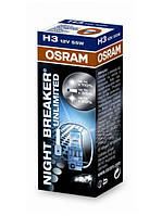 Лампа головного світла Osram H3 55 W 64151nbu Night Breaker Unlimited +100% TMR H3 — Лампи головного світла