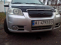 Chevrolet Aveo 2005-2011 Зимняя решетка радиатора матовая TMR Зимние накладки Шевроле Авео T250