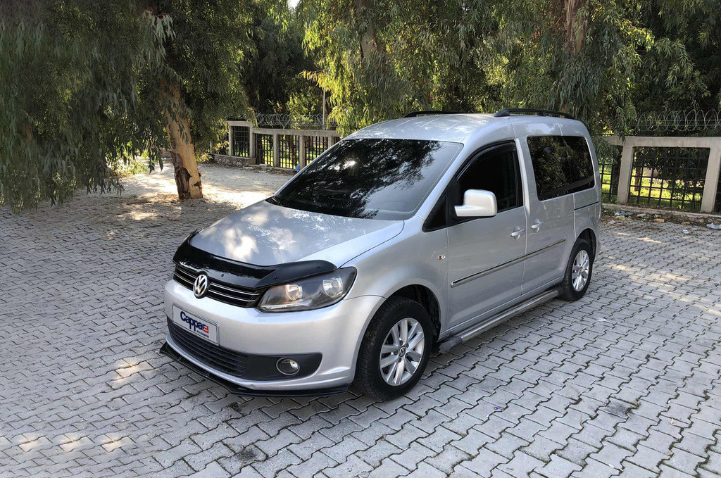 Дефлектор капота (EuroCap) Volkswagen Caddy 2010-2015 гг. TMR Дефлектор на капот (Мухобойка) Фольксваген Кадди - фото 3 - id-p1586297998