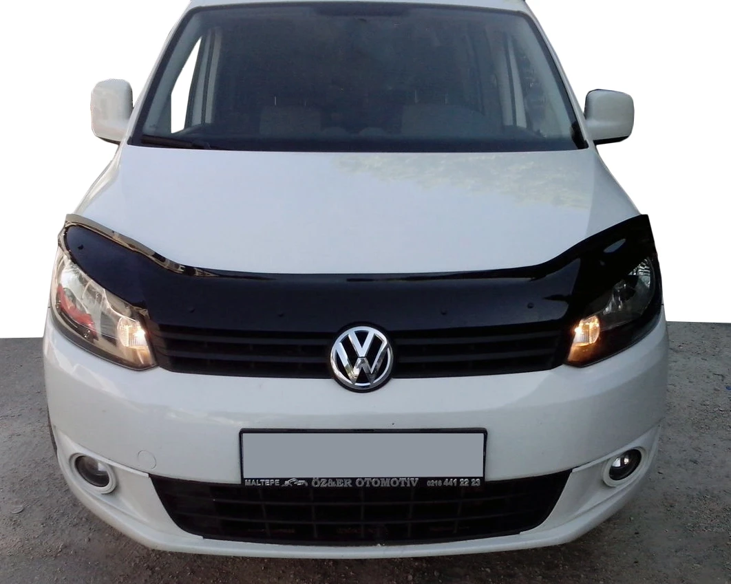 Дефлектор капота (EuroCap) Volkswagen Caddy 2010-2015 гг. TMR Дефлектор на капот (Мухобойка) Фольксваген Кадди - фото 8 - id-p1586297998