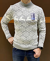 Светр (гольф) Christmas W/22 сірий