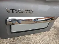 Nissan NV300 Планка над номером из нержавейки OmsaLine TMR Накладки на двери Ниссан НВ300