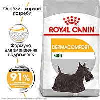 Royal Canin Mini Dermacomfort (Дермакомфорт) корм для собак дрібних розмірів із подразненою шкірою, 3КГ