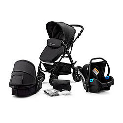 Універсальна коляска 3 в 1 Kinderkraft Moov Black