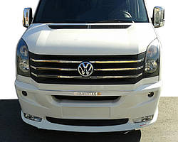 Volkswagen Crafter 2012 Тюнінговий бампер накладка ERA прямий TMR Тюнінг переднього бампера Фольксваген Крафтер