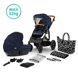 Універсальна коляска 2 в 1 Kinderkraft Prime Navy + MommyBag (KKWPRIMNAVY200)