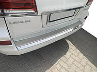 Накладка на задний бампер с хром (2012-2015) Lexus LX570 TMR 450d TMR Тюнинг заднего бампера Лексус ЛХ 570